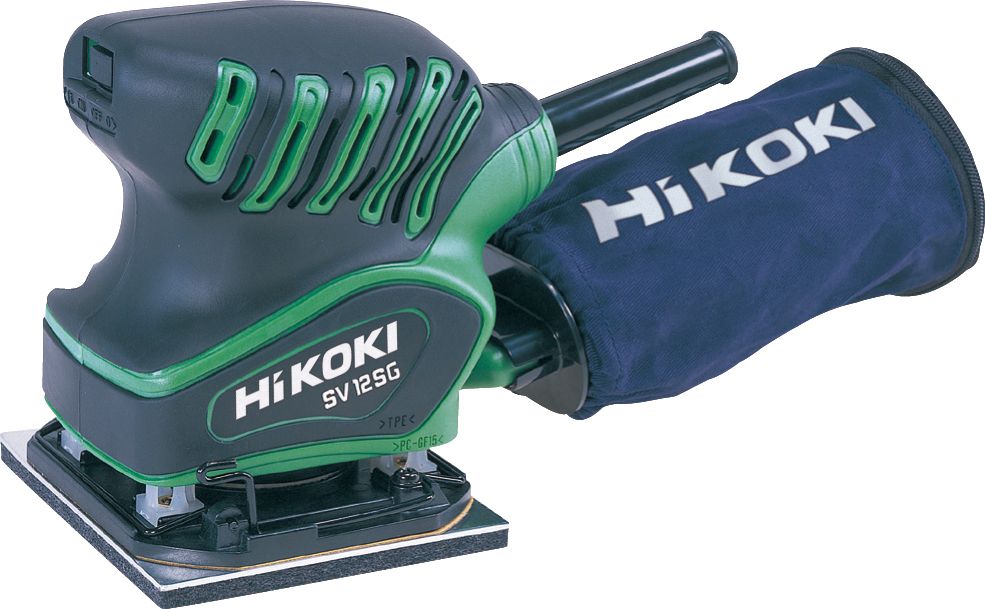 Hikoki SV12SG mit Klettplatte