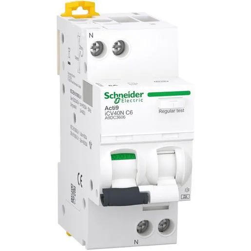 Schneider Electric A9 ICV40N 1PN C 6A 6KA 30MA A / SCHN.E A9DC3606