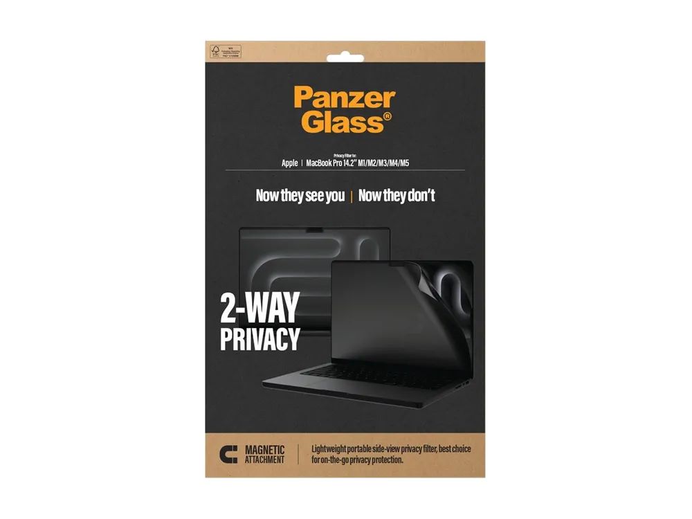 PanzerGlass Magnetic 2-Way Privacy Film Displayschutz Macbook Pro 14.2" M1| M2| M3| M4|
