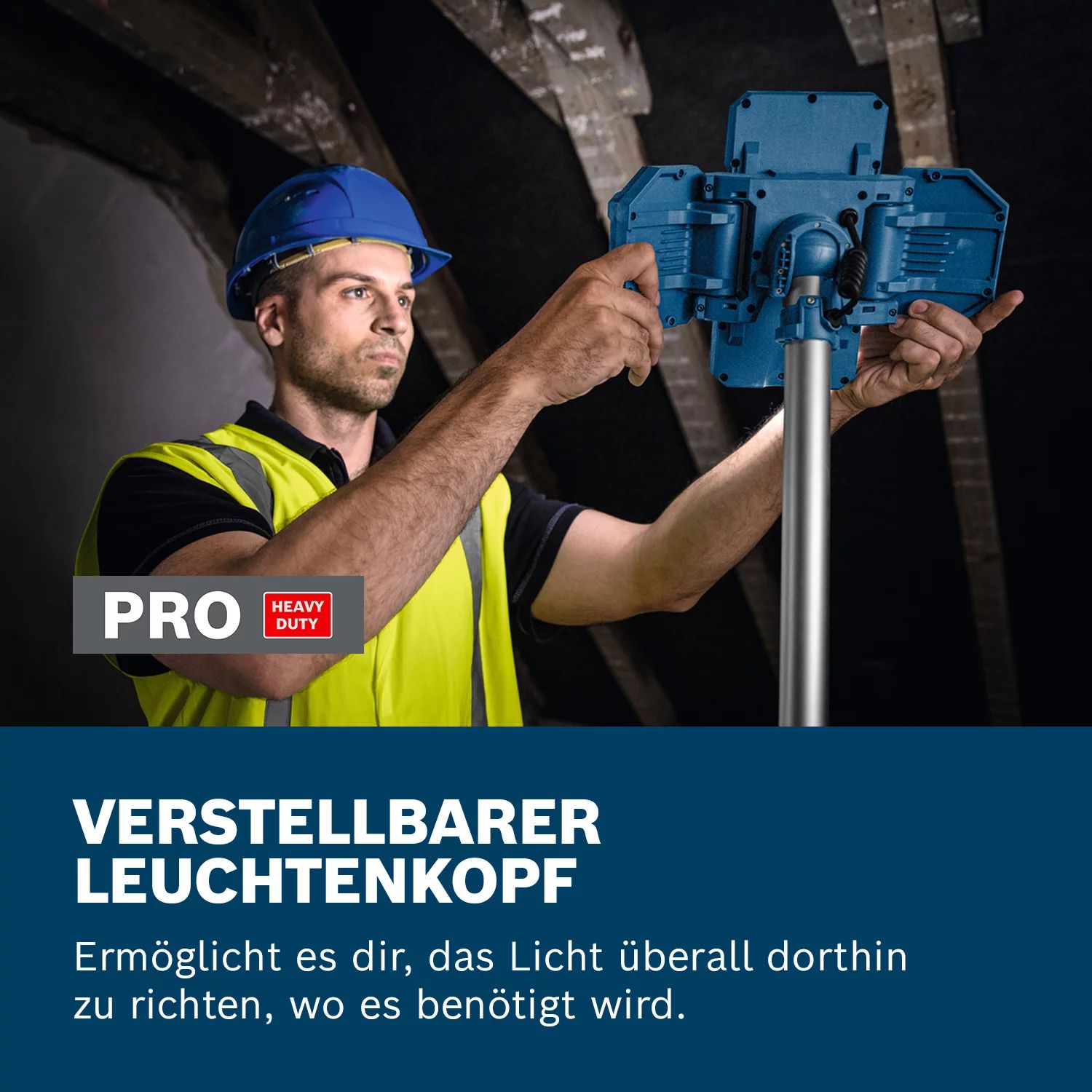Bosch GLT18V-5000 Akku-Bauleuchte solo - 5000lm