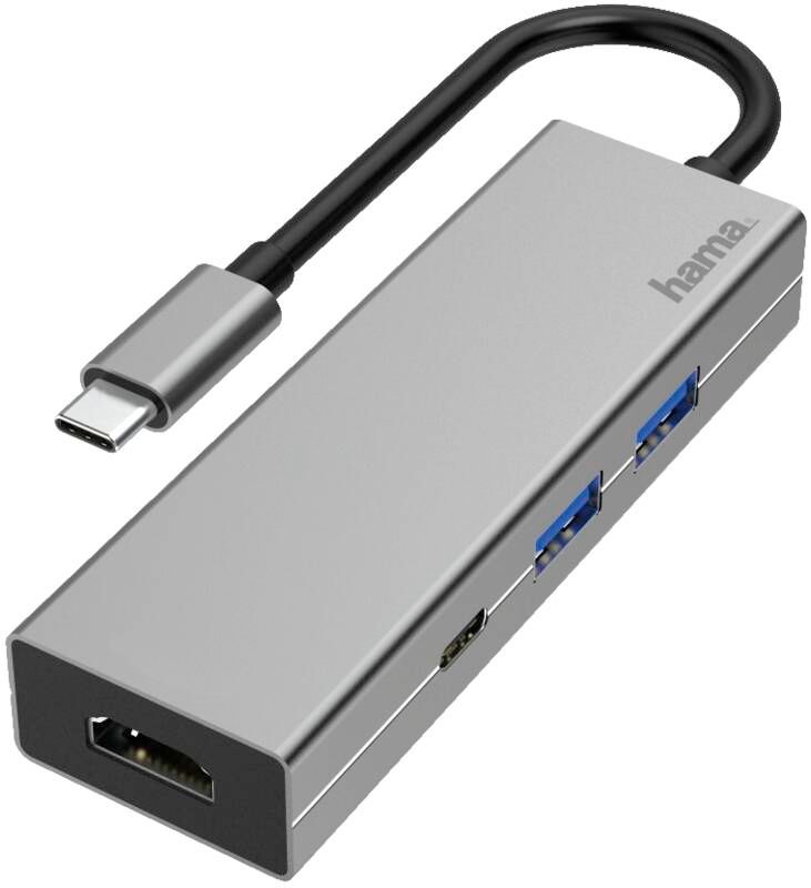 Hama 200107 USB-C-Multiport, 4 Ports, + HDMI