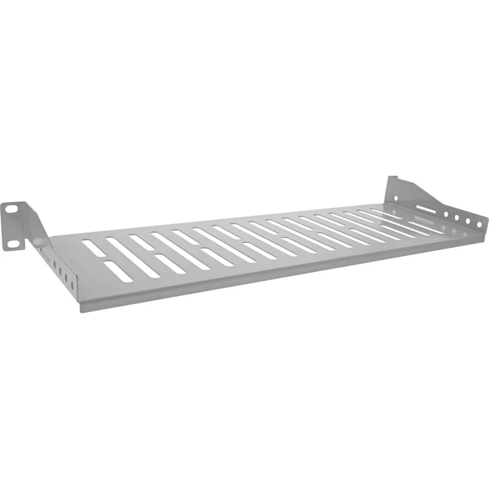 InLine 19" Fachboden - 150mm - 10kg - 1HE - RAL 7035 - grau