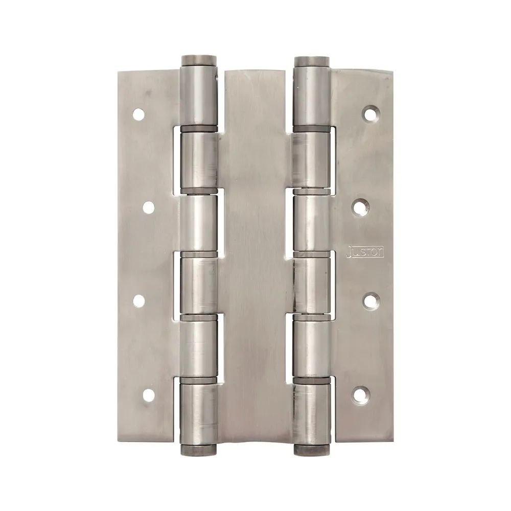 Justor Pendeltürband doppelt wirkend, Rollen ø 18 mm, Höhe 180 mm, Edelstahl