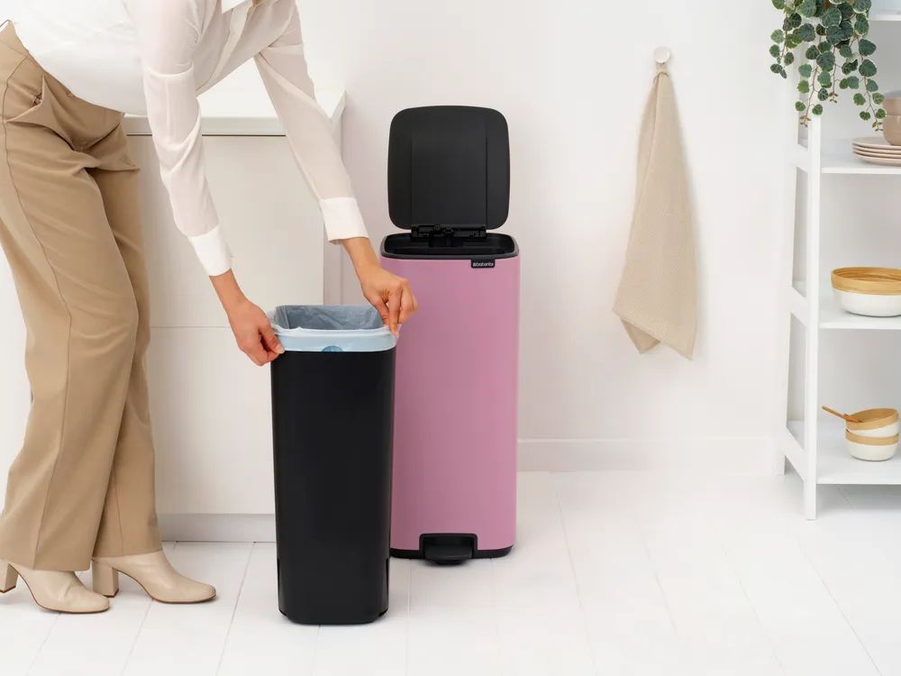 Brabantia Bo Treteimer, 30L - Lilac Pink