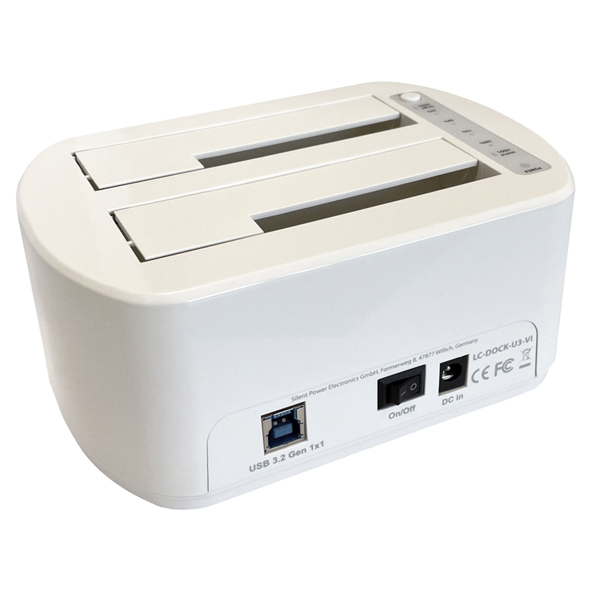 LC-Power Dockingstation USB 3.2 2.5"/3.5" SATA/SSD