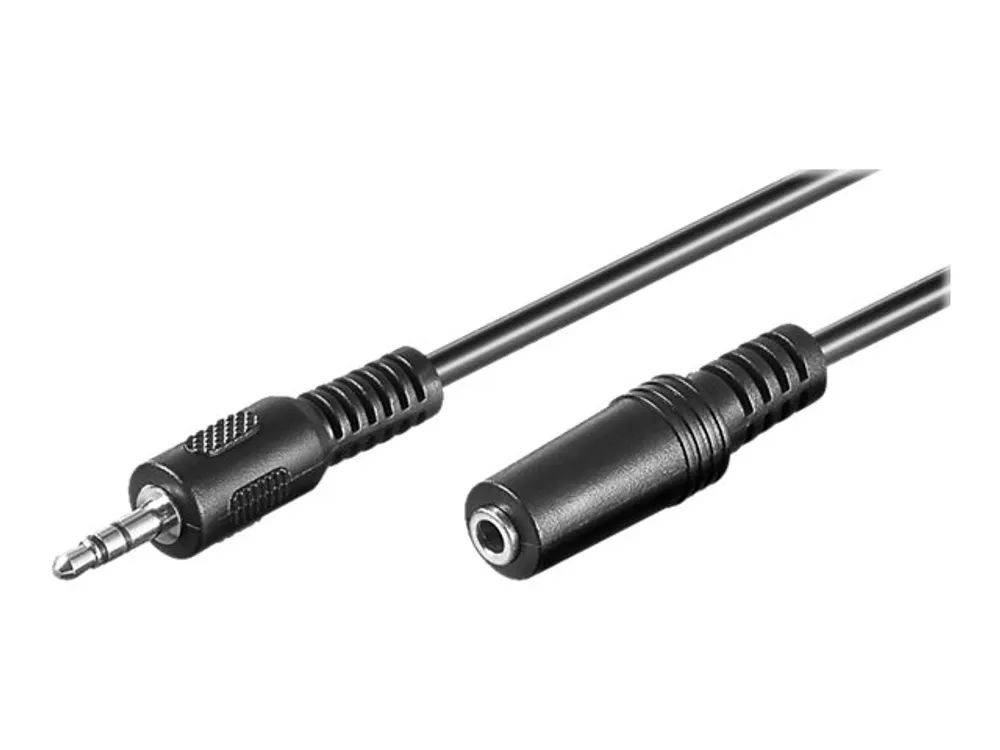 Goobay Audioverlängerungskabel - mini-phone stereo 3.5 mm männlich zu mini-phone stereo 3.5 mm weiblich
