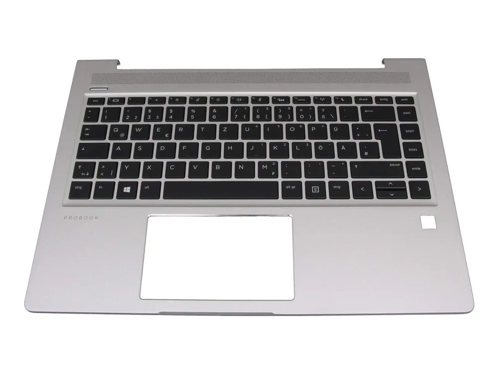 HP Top Cover w/Keyboard CP BL GR L65224-041 Keyboard German - Tastatur