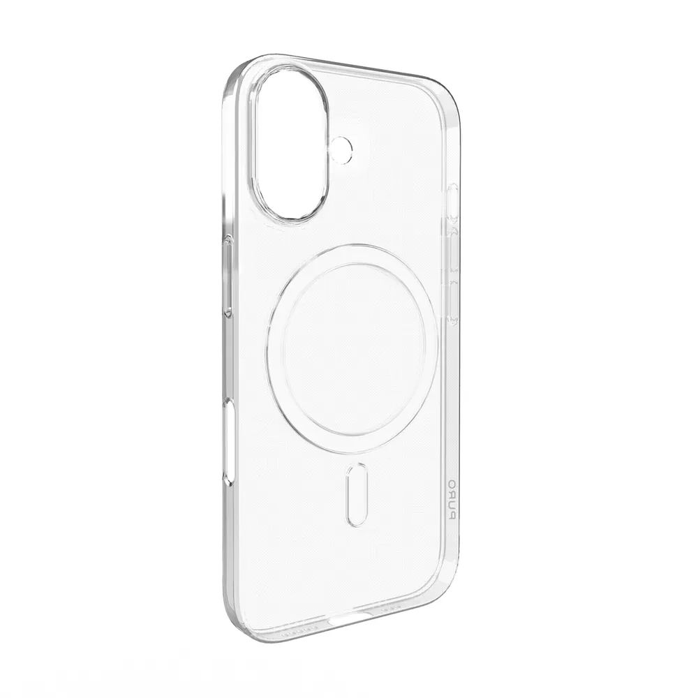 PURO 03 MAG MagSafe kompatibles Cover für iPhone 16 PLUS, transparent