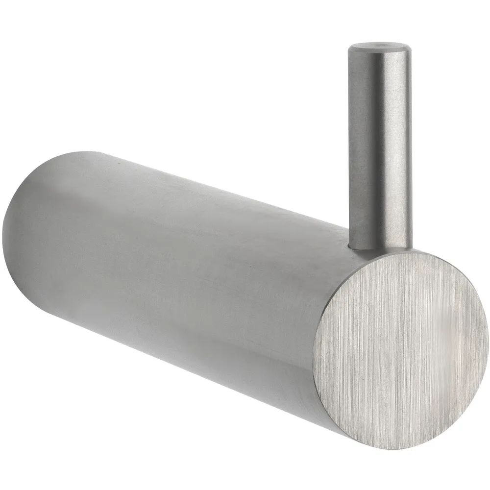 Technik Team Mantelhaken Tauri ø 25 mm, Höhe 50 mm, Tiefe 100 mm, Edelstahl gebürstet