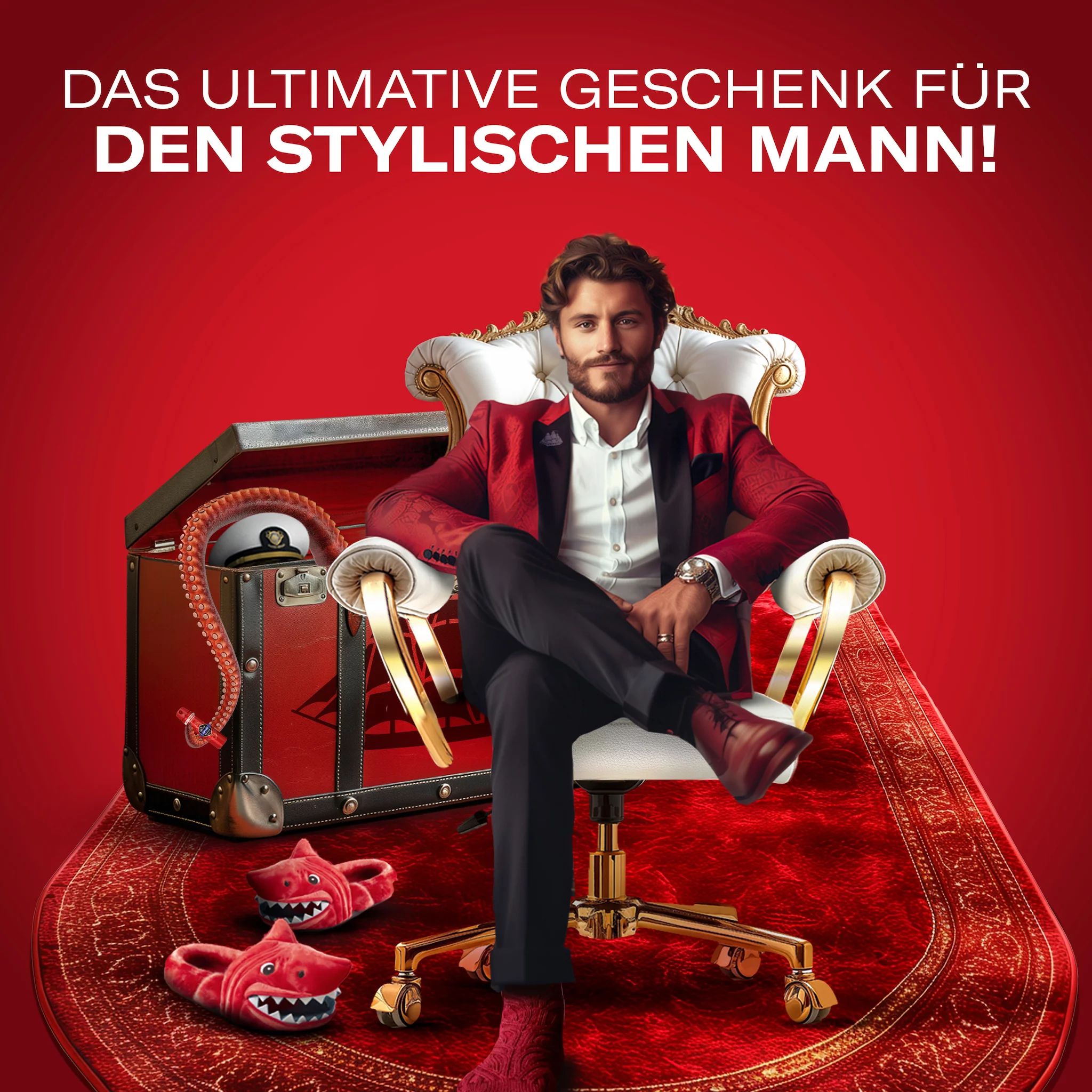 Old Spice Geschenkset Gentlemen Captain (Spray, SG)