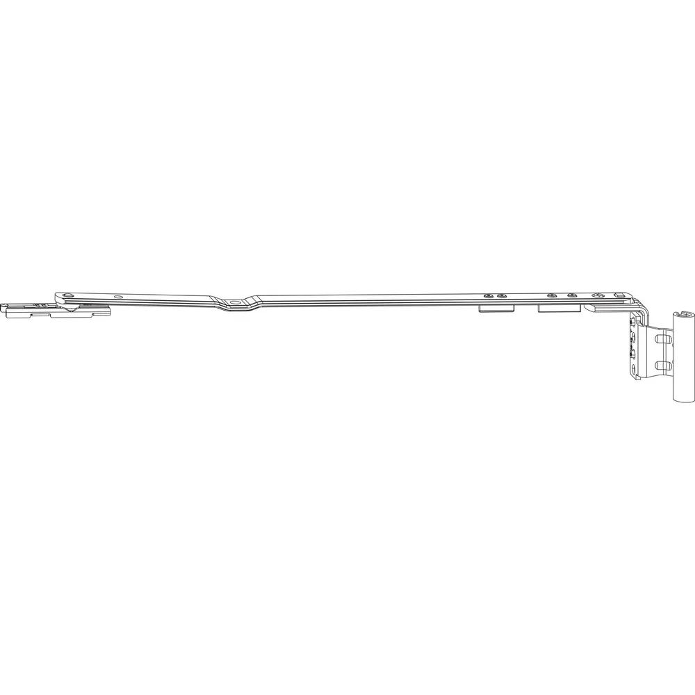 ROTO NX Axerarm T TiltFirst 12/20-13 Gr. 500 FFB 801-1400 mm silber links