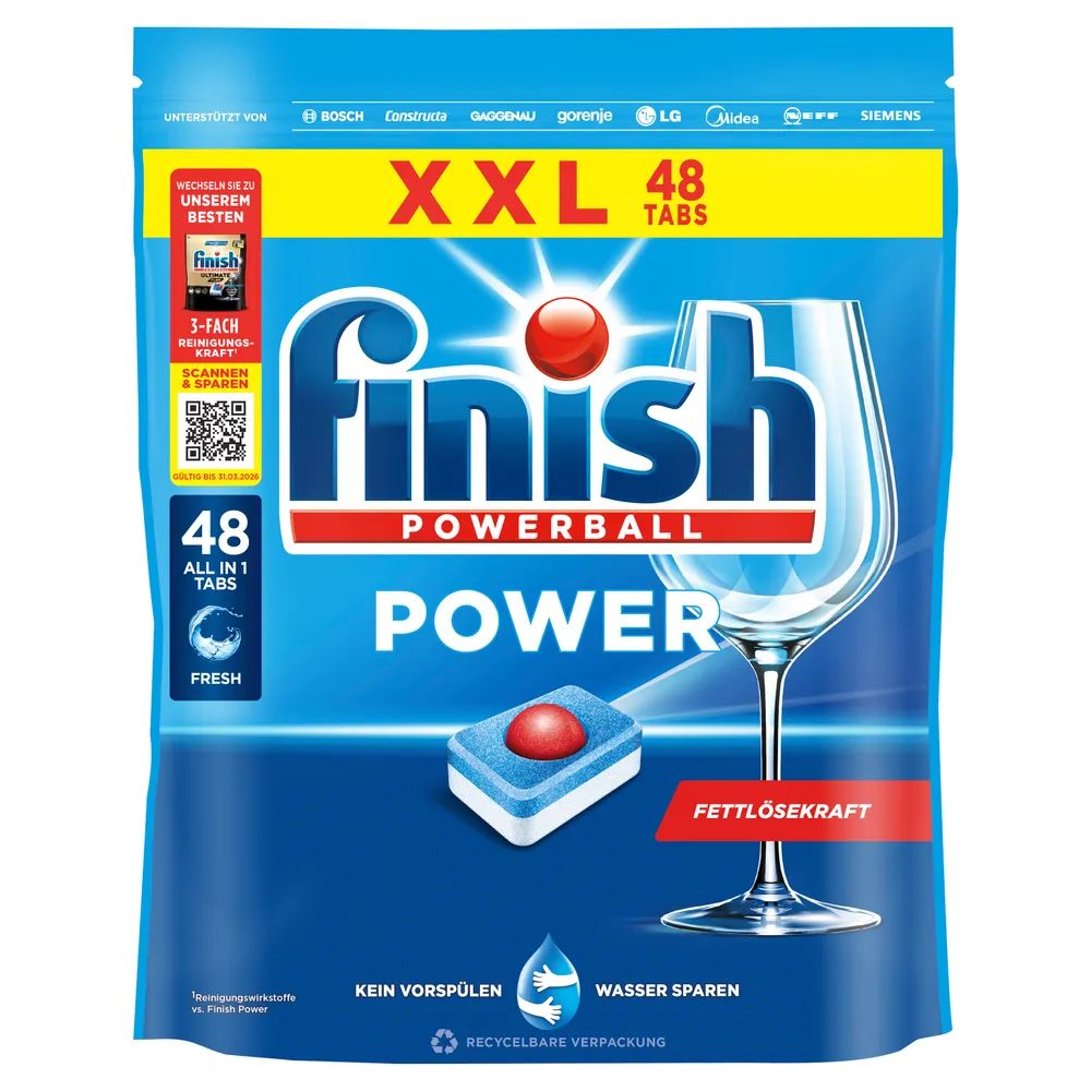 Finish Power XXL Fresh 48 Tabs        
