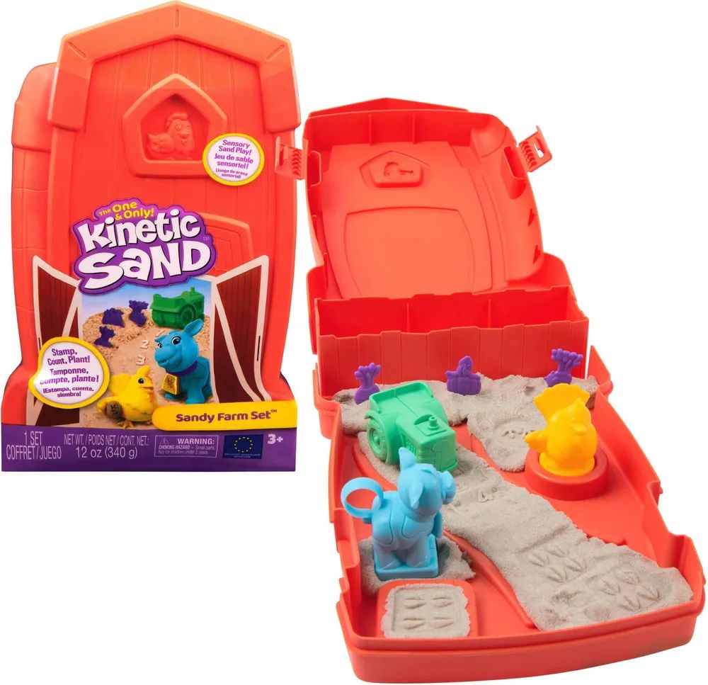 Spin Master Kinetic Sand - Sandy Farm Set 340 Gramm