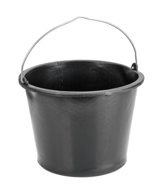 CIMCO Baueimer schwarz 12l