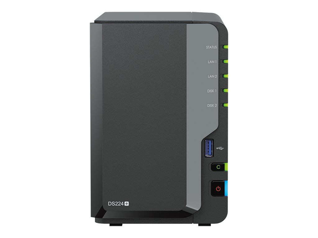 Synology Disk Station DS224+ - NAS-Server - RAID 0, 1, JBOD