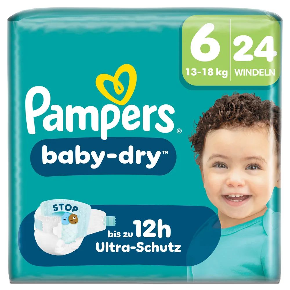 Pampers Baby Dry Gr.6 Extra Large 13-18kg 