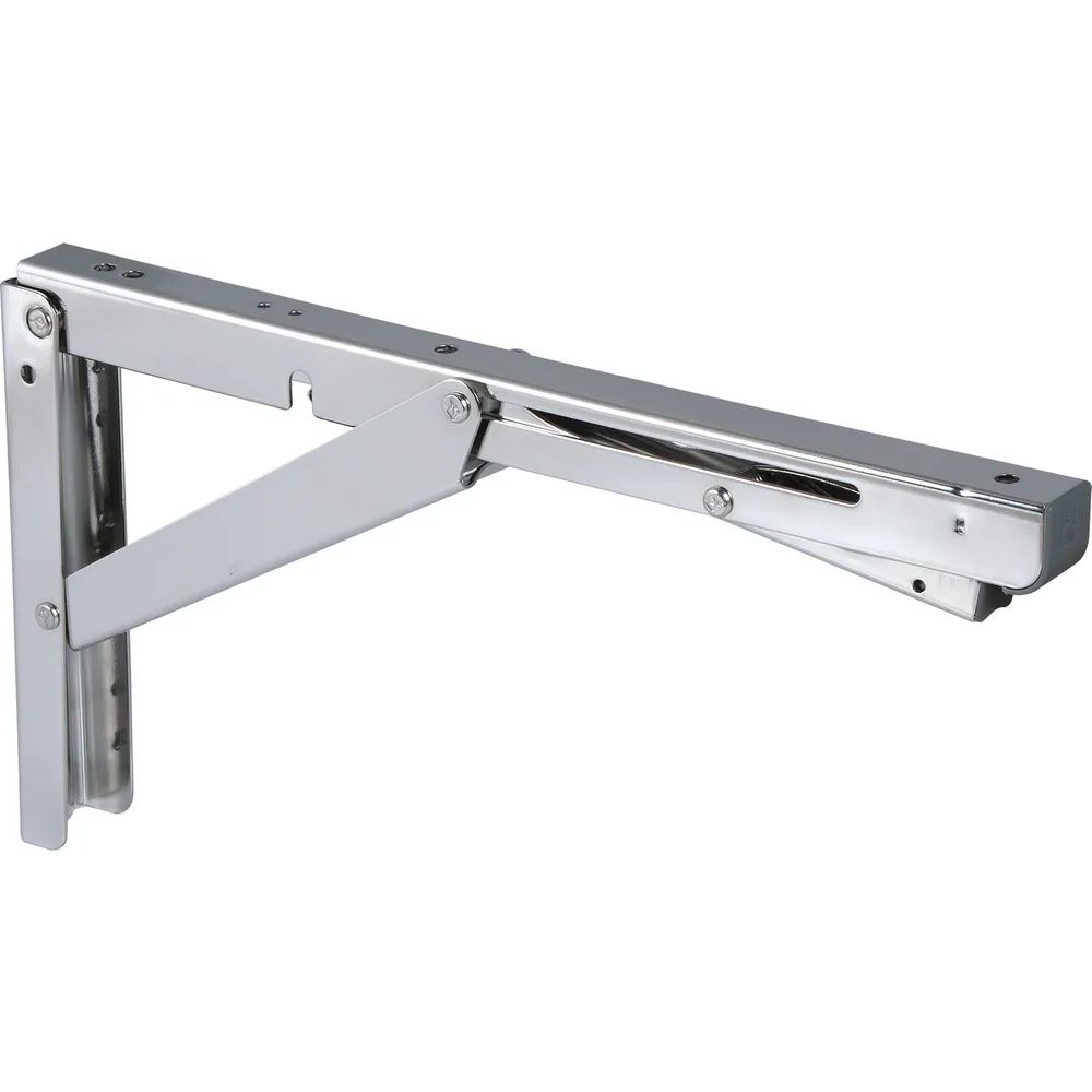 LAMP® Konsole EB-303 klappbar, ohne Dämpfung, Edelstahl glänzend