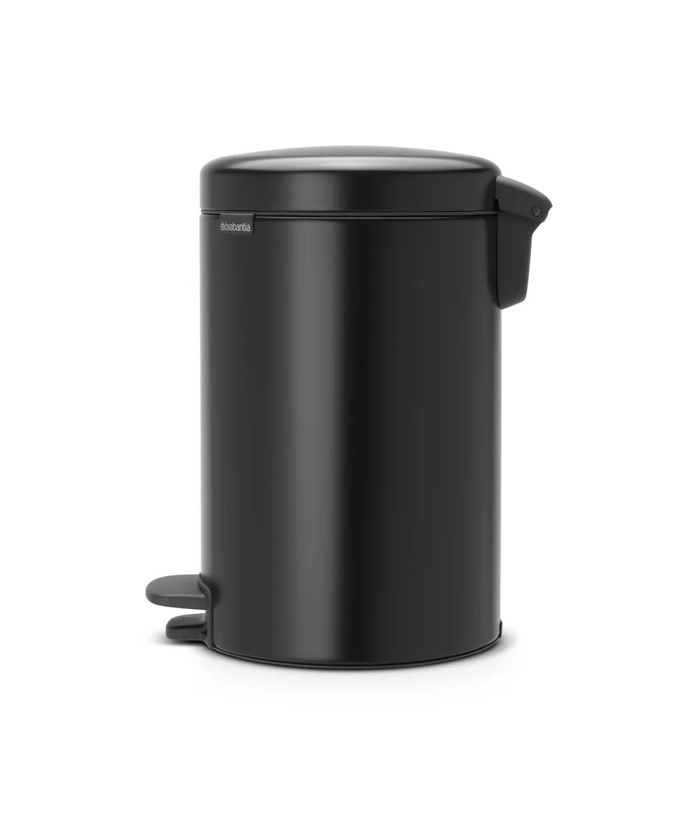 Brabantia NewIcon Treteimer, 12l, Matt Black