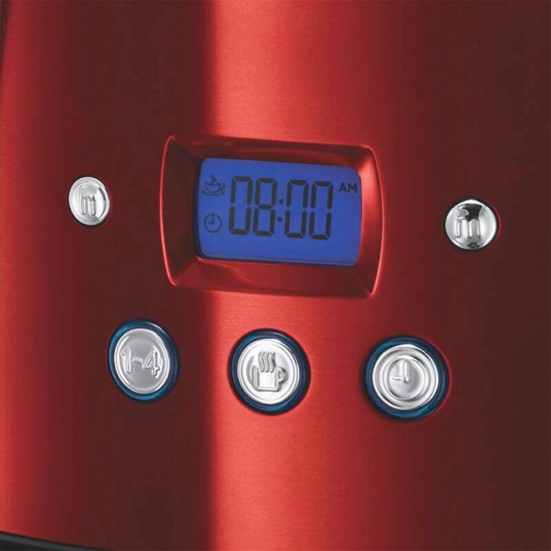 Russell Hobbs Filterkaffeemaschine Luna Solar Red Glas