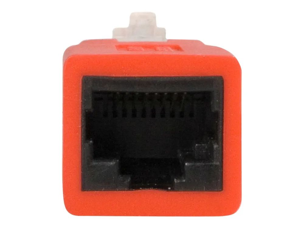 StarTech.com Cat6 Cable - Cat6 Crossover Adapter - GbE - Red - Ethernet Network Cable (C6CROSSOVER)