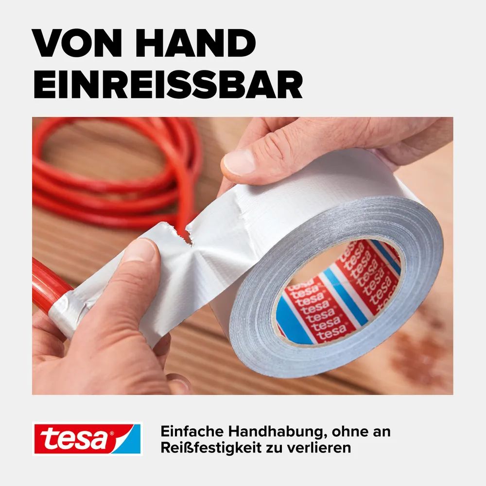 tesa® EXTRA POWER UNIVERSAL Gewebeband, Dreierpack,  Ductape