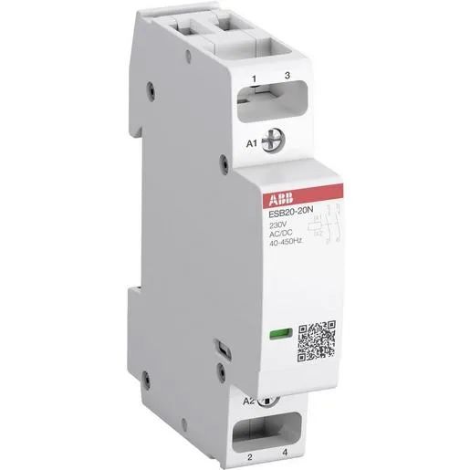 ABB INST.SCHÜTZ 12V AC/DC 20A 2S / ABB ESB20-20N-14 1SBE121111R1420