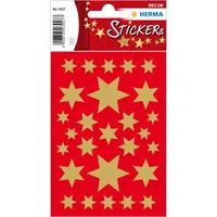 HERMA 3927 - Papier - Gold - Sternenmuster - Dauerhaft - Weihnachten - Junge/Mädchen
