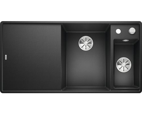 Blanco Axia III 6 S-F Silgranit PuaDur Be re, Glas