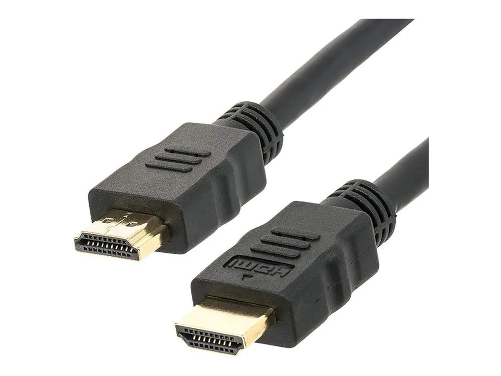 Techly Highspeed - HDMI-Kabel mit Ethernet - HDMI männlich zu HDMI männlich - 7.5 m - Schwarz - bi-direktional, unterstützt 4K 24 Hz (4096 x 2160)