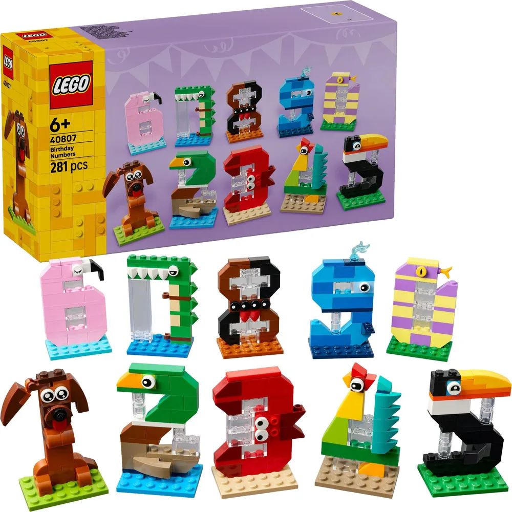 LEGO 40807 Geburtstagszahlen