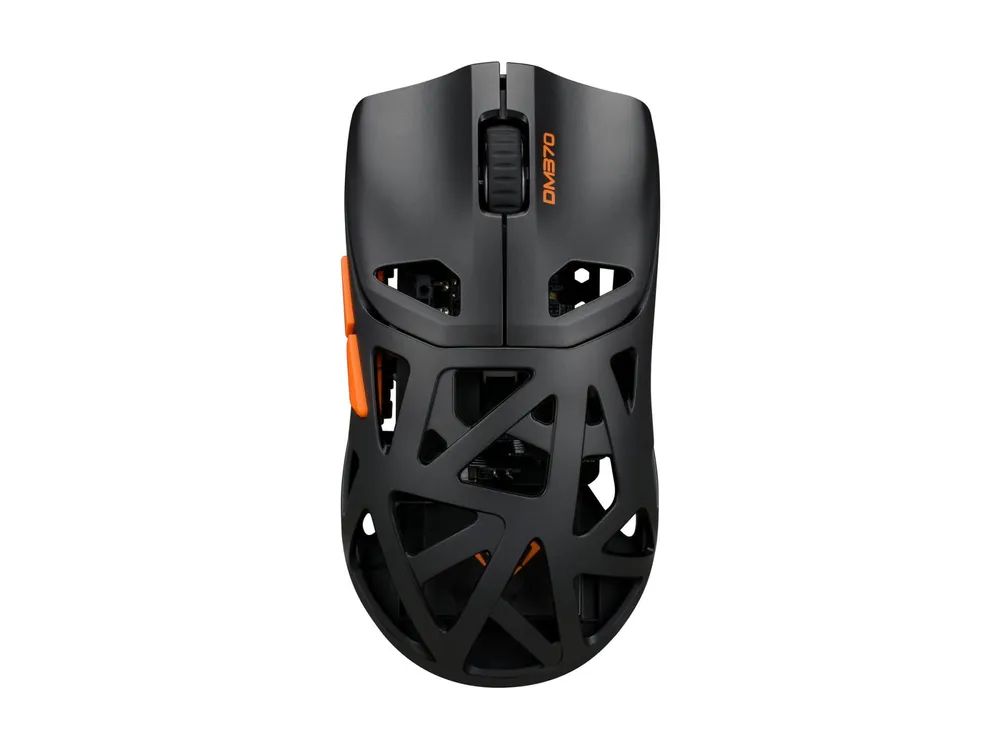 Deltaco GAMING DM370 - Maus - ultra-leicht - optisch - kabellos, kabelgebunden - 2.4 GHz, USB-C, Bluetooth 5.4 - kabelloser Empfänger (USB)