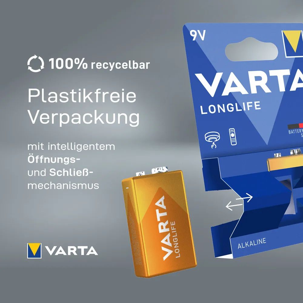 VARTA LONGLIFE 9V Blister 1
