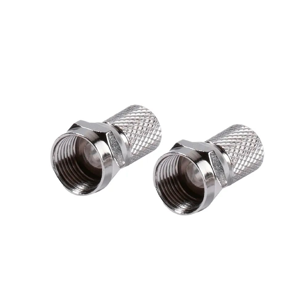 VIVANCO F Stecker, 6,5 mm, 2 Stk.