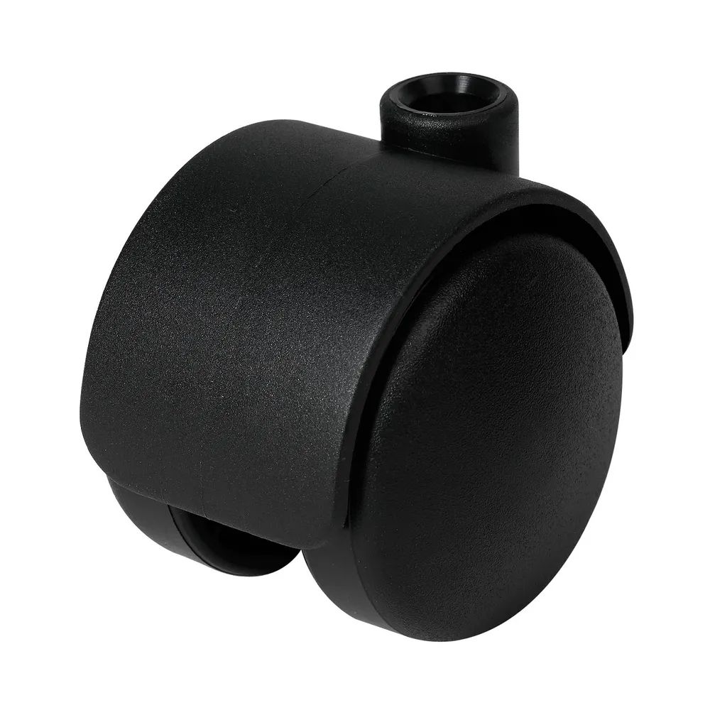 Maier H.C.GmbH Möbelrollen Doppel-Lenkrolle Duo hart Kunststoff 50 mm 50 kg schwarz