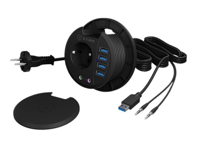 ICY BOX IB-HUB1430 - Hub - 4 x SuperSpeed USB 3.0
