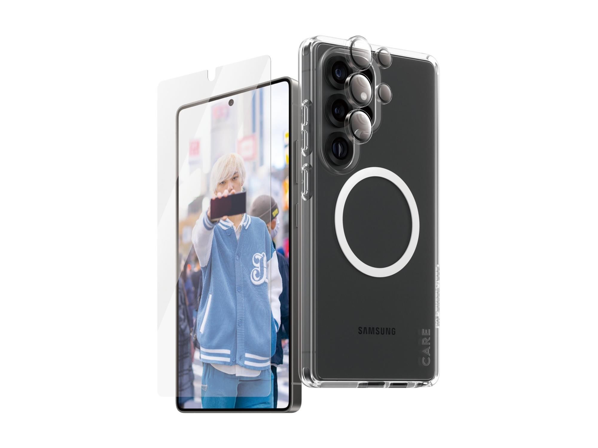 PanzerGlass CARE by PanzerGlass Urban Combat - Hintere Abdeckung für Mobiltelefon - 3-in-1 - kompatibel mit MagSafe - 100 % recyceltes Polycarbonat, 100 % recyceltes thermoplastisches Polyurethan (TPU)