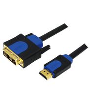 LogiLink Adapterkabel - HDMI männlich zu DVI-D männlich