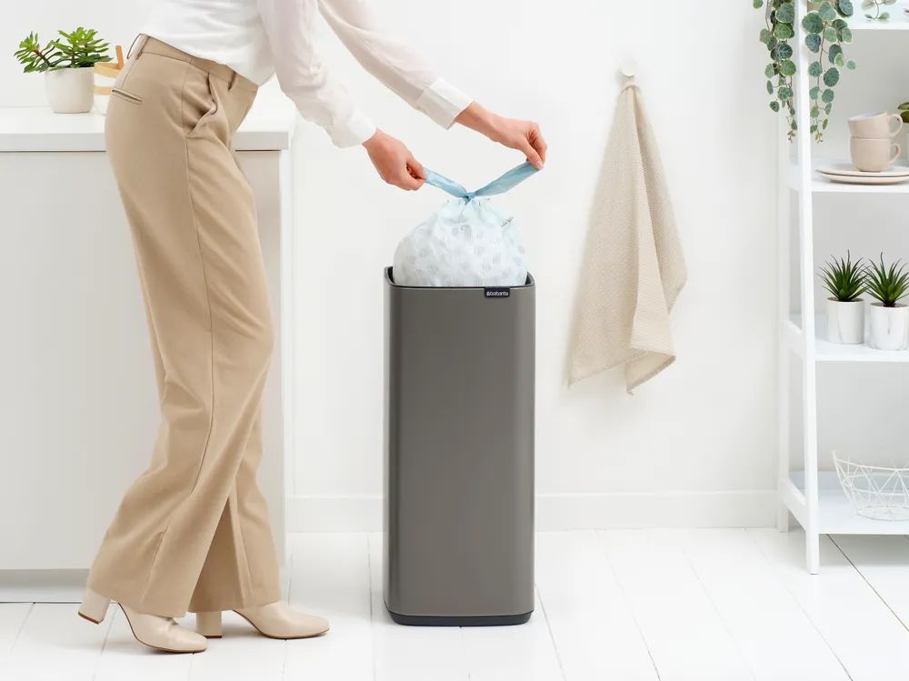 Brabantia Bo Touch Bin, 30L - Platinum