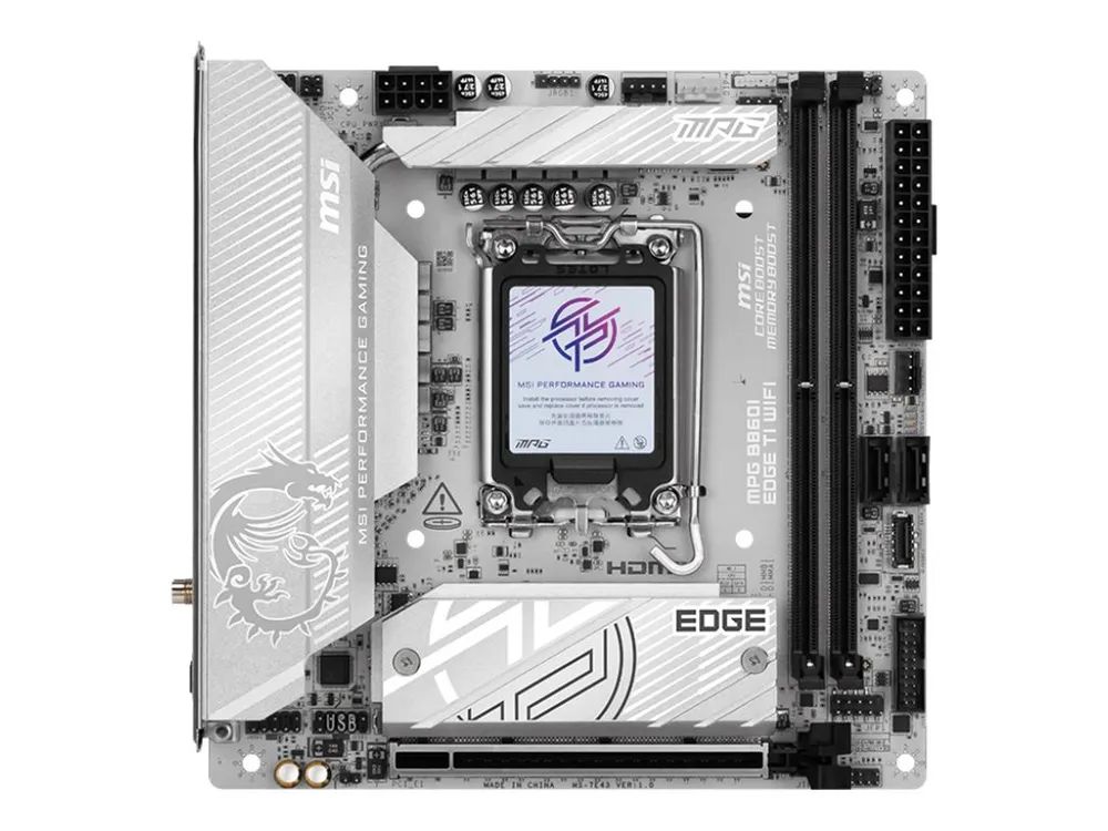 MSI MPG B860I EDGE TI WIFI - Mainboard - Mini-ITX