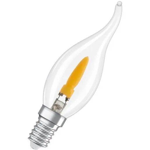 Ledvance LED LAMPE H1W 818 KLAR E14 / LEDVAN FLAME EFFECKT 4099854748035