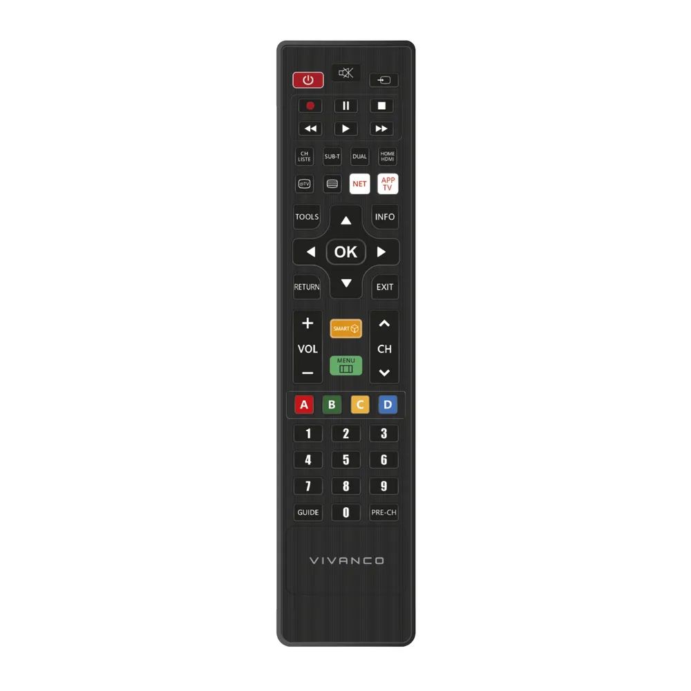 VIVANCO Ersatz-Fernbedienung für Samsung, LG, Sony, Philips, Panasonic TV