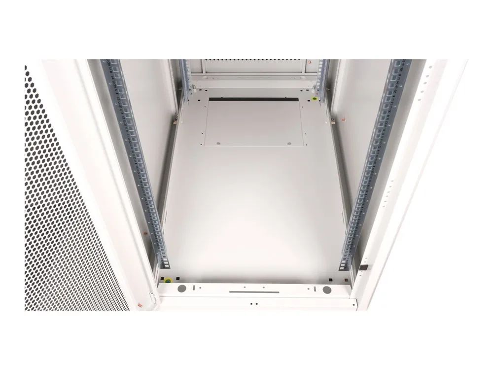 ROLINE Basic - Schrank Netzwerkschrank - perforierte Tür, 600x1000 BxT - RAL 7035, Hellgrau - 42HE - 48.3 cm (19")