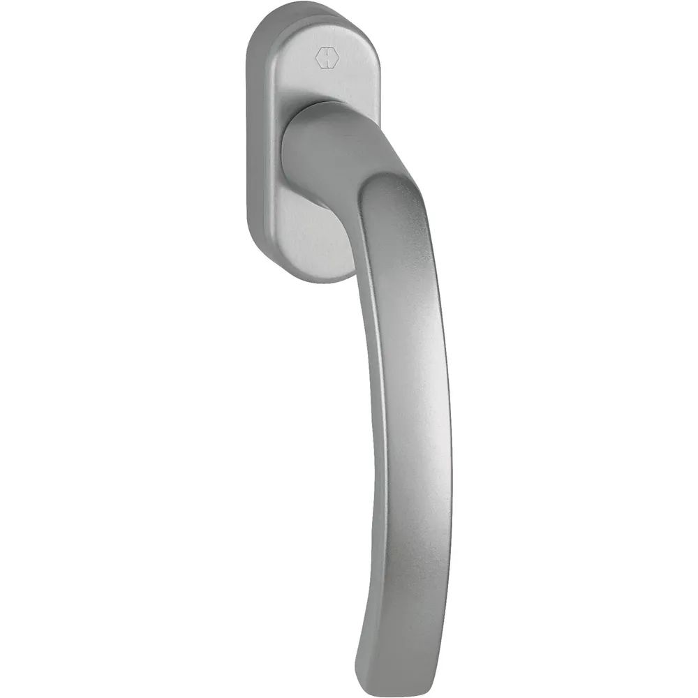 HOPPE Fenstergriff LIÈGE, Vierkant 7 x 40 mm, Alu Edelstahl-Effekt