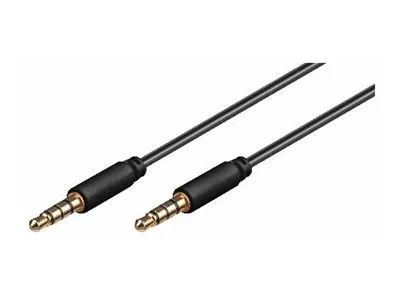 MicroConnect Audiokabel - 4-poliger Mini-Stecker 3m 