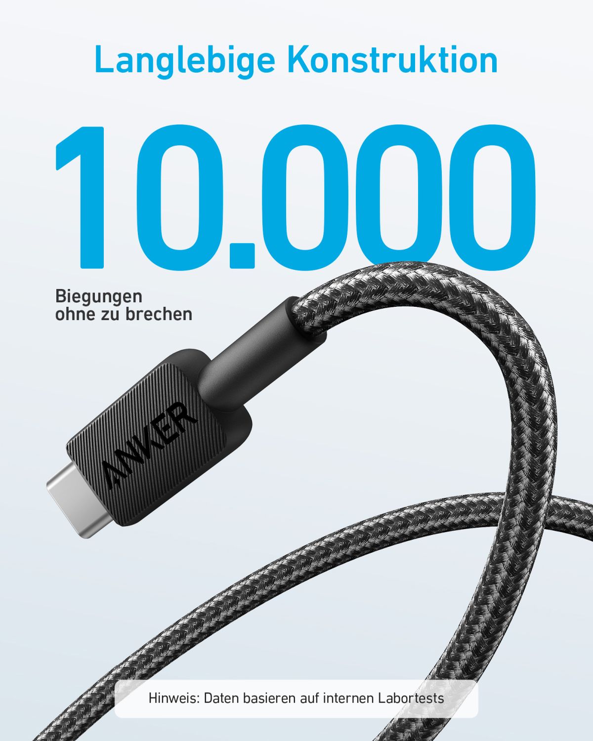 Anker Innovations Anker 322 - USB-Kabel - 24 pin USB-C (M) zu USB (M)