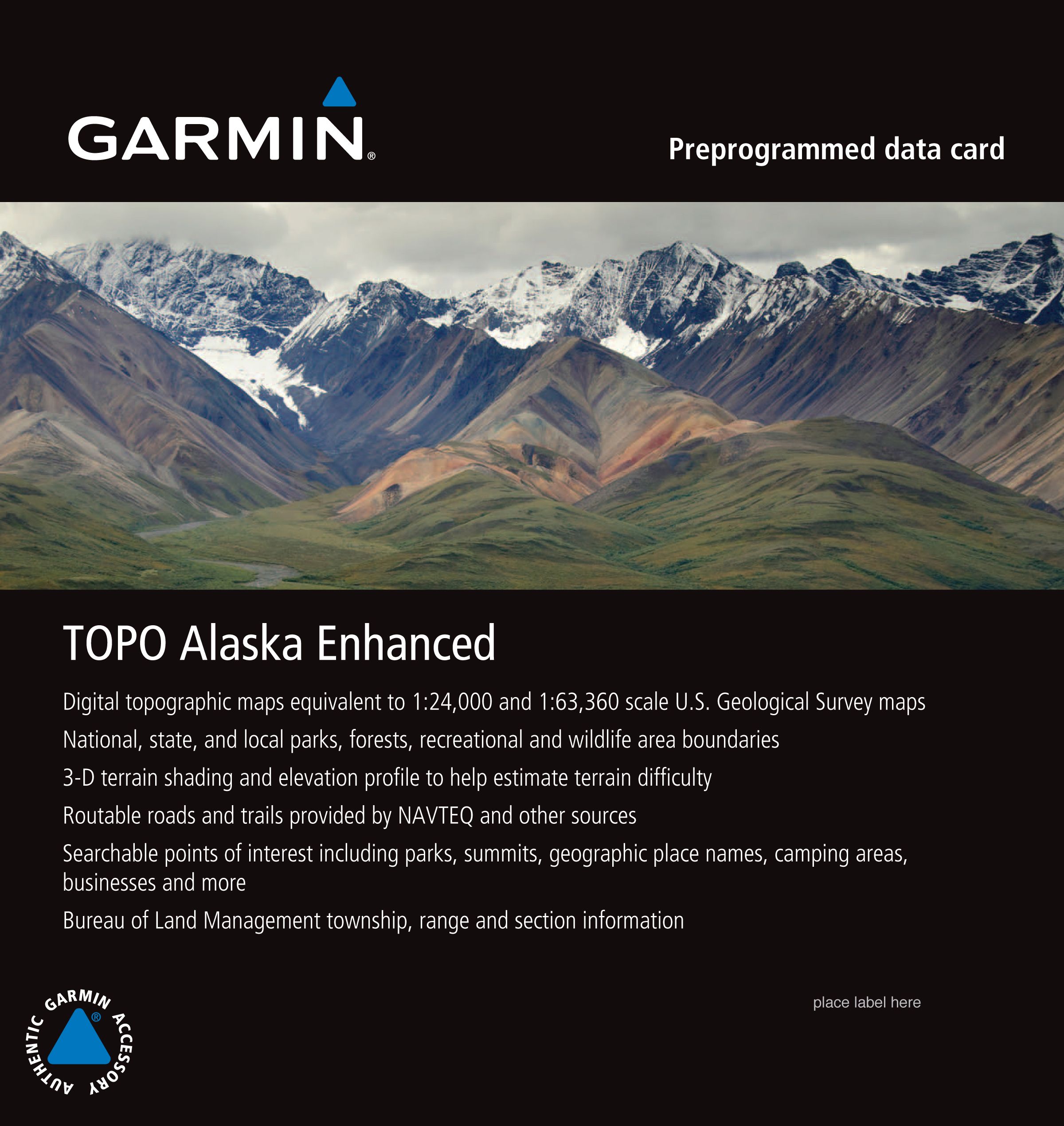 Garmin TOPO Alaska Enhanced