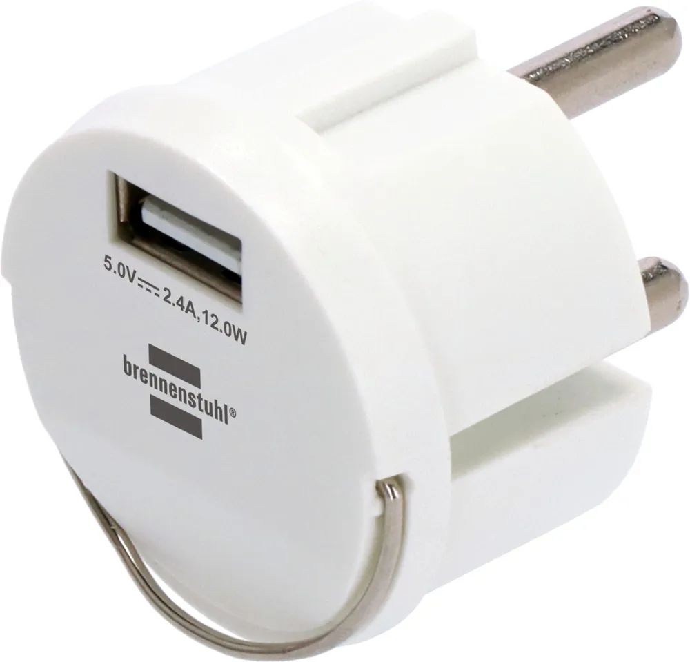 Brennenstuhl USB Steckdosenadapter weiß