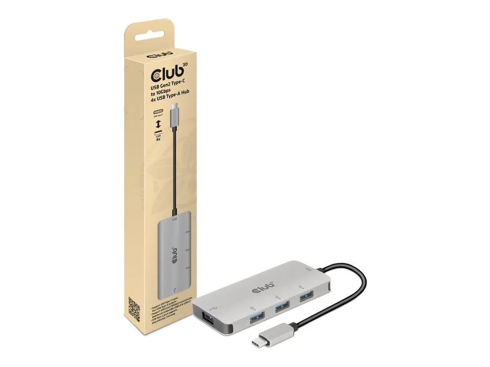 Club 3D CSV-1547 - Hub - 4 x USB 3.1 Gen 2