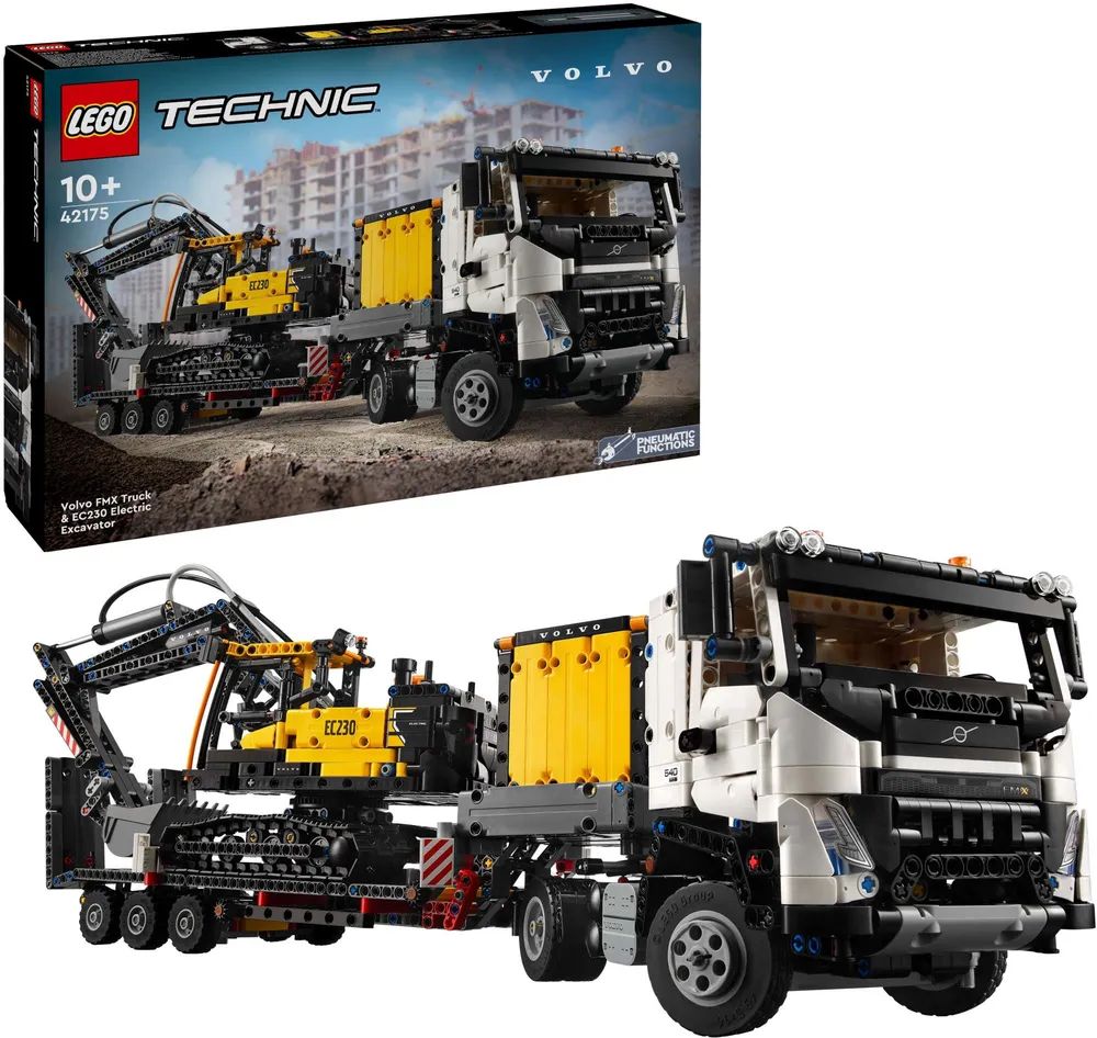 LEGO 42175 Technic Volvo FMX LKW mit EC230 Electric Raupenbagger