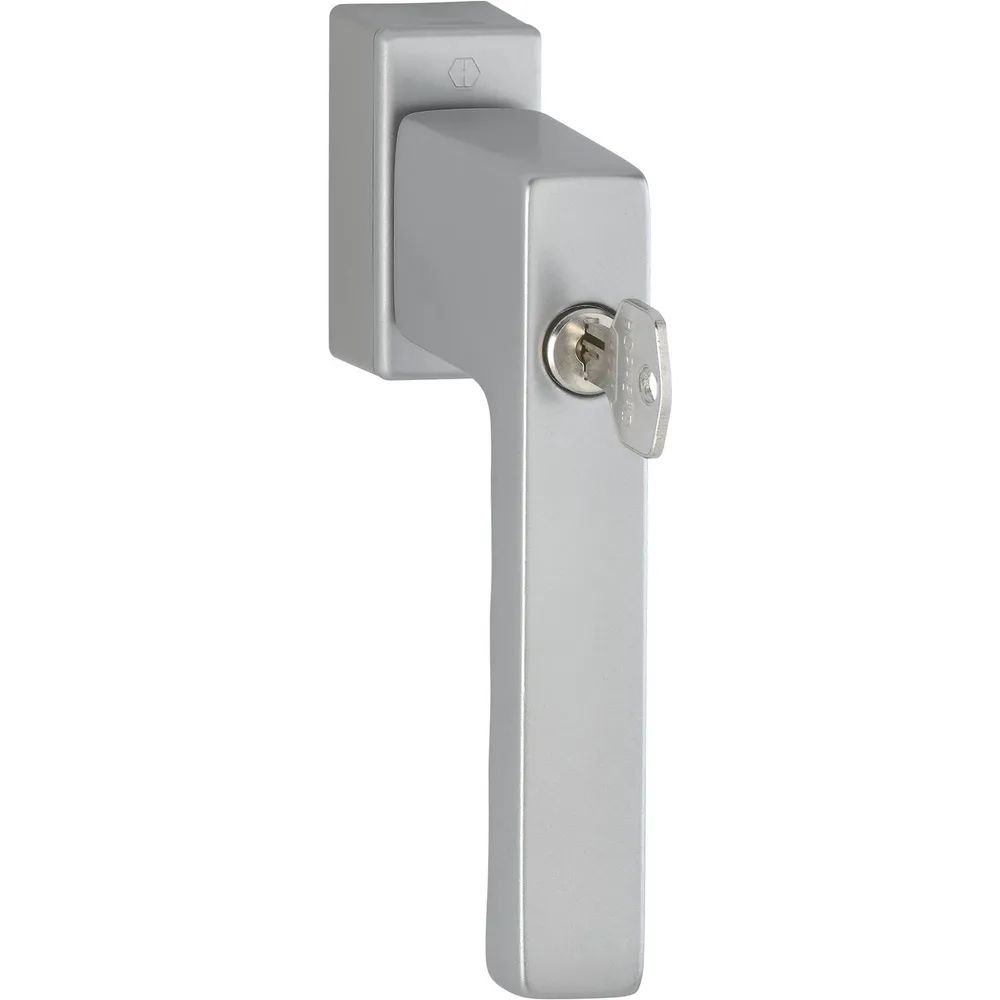 HOPPE Fenstergriff TOULON Sperrzylinder Secustik, VK 32-42 mm, Edelstahl Effekt